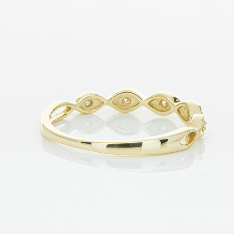 14ct Yellow Gold Diamond Rapunzel Band-Ring-Walker & Hall