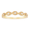 14ct Yellow Gold Diamond Rapunzel Band-Ring-Walker & Hall