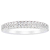 14ct White Gold Diamond Lumiere Band-Ring-Walker & Hall