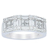 18ct White Gold Diamond Quattro Ring-Ring-Walker & Hall