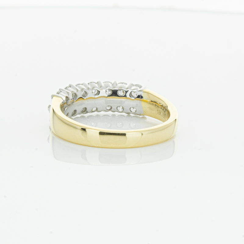 18ct Yellow Gold 1.00ct Diamond Apollo Ring-Ring-Walker & Hall