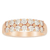 18ct Rose Gold 1.00ct Diamond Apollo Ring-Ring-Walker & Hall