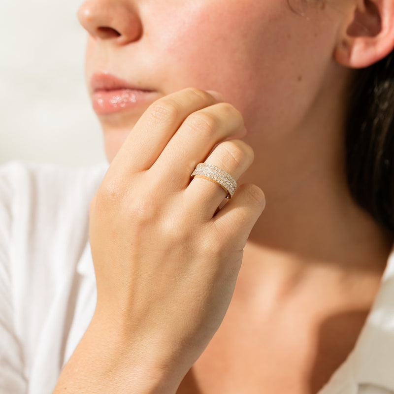 18ct Yellow Gold 1.41ct Diamond Legacy Ring-Ring-Walker & Hall