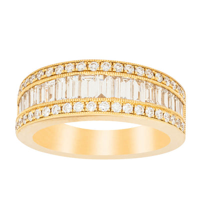 18ct Yellow Gold 1.29ct Diamond Imperial Ring-Ring-Walker & Hall