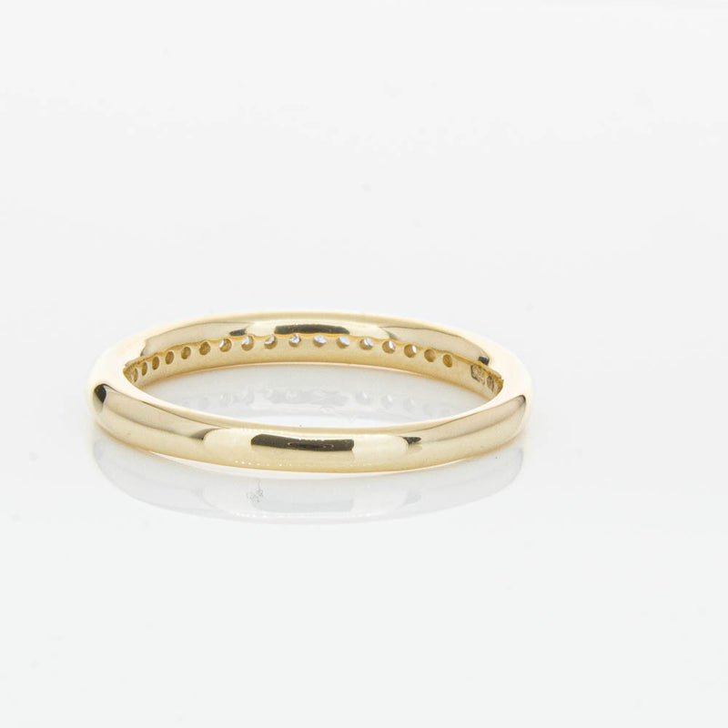 14ct Yellow Gold Diamond Vida Band-Ring-Walker & Hall