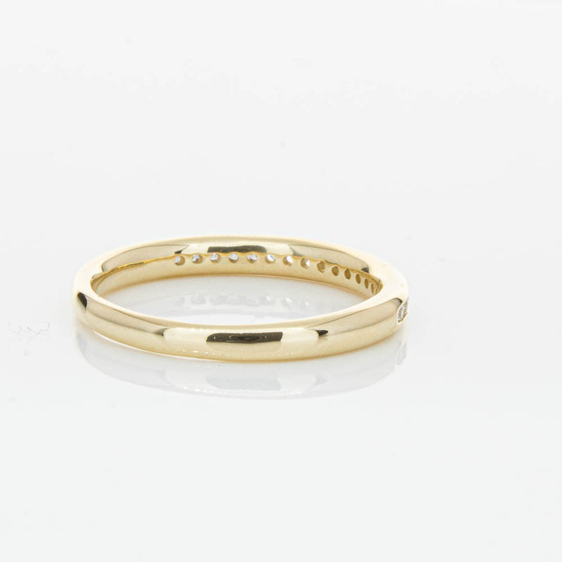 14ct Yellow Gold Diamond Vida Band-Ring-Walker & Hall