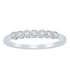14ct White Gold Diamond Cushla Band-Ring-Walker & Hall