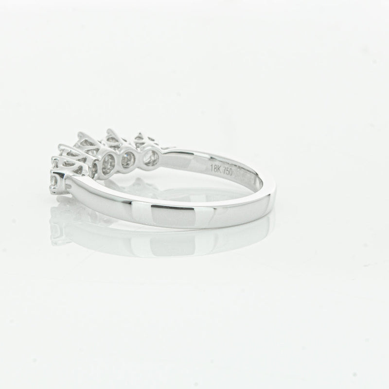 18ct White Gold .81ct Diamond Monarch Ring-Ring-Walker & Hall