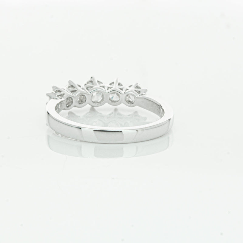 18ct White Gold .81ct Diamond Monarch Ring-Ring-Walker & Hall