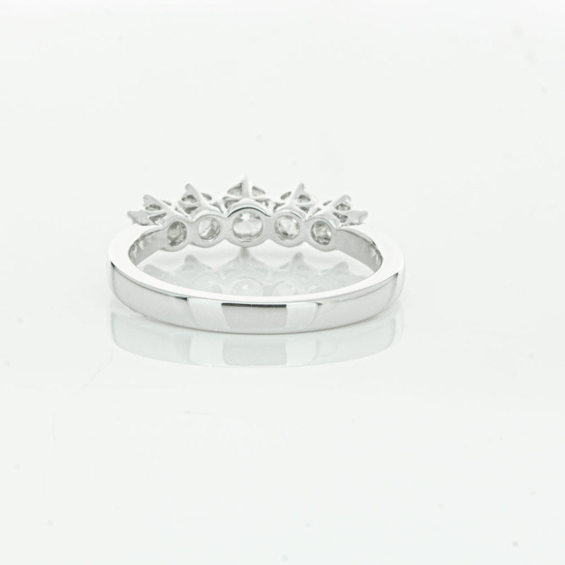 18ct White Gold .81ct Diamond Monarch Ring-Ring-Walker & Hall