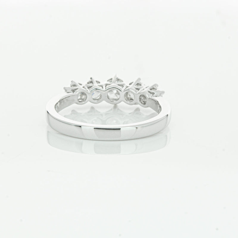 18ct White Gold .81ct Diamond Monarch Ring-Ring-Walker & Hall