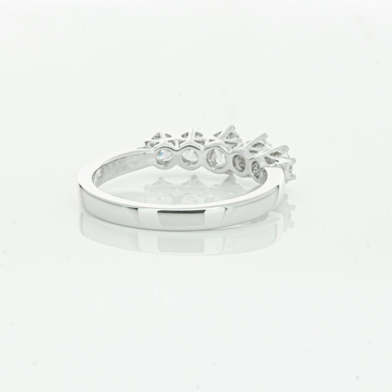 18ct White Gold .81ct Diamond Monarch Ring-Ring-Walker & Hall