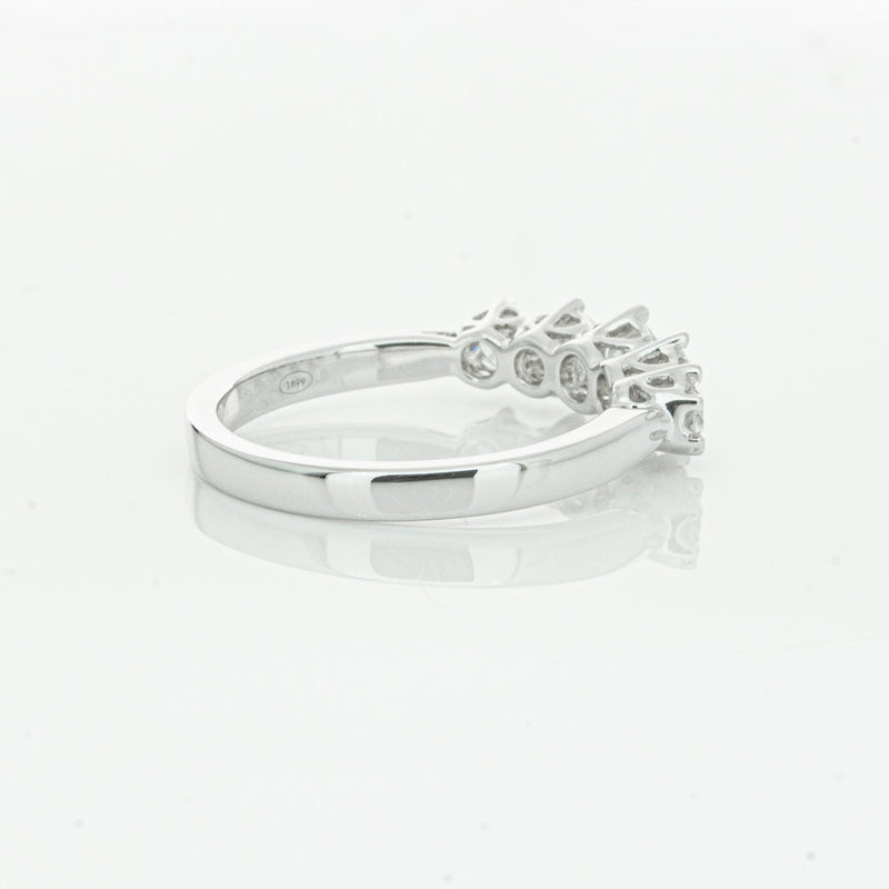 18ct White Gold .81ct Diamond Monarch Ring-Ring-Walker & Hall