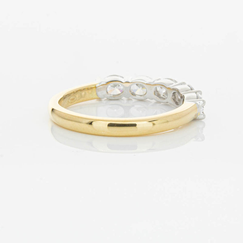18ct Yellow Gold 1.01ct Oval Cut Diamond Panorama Ring-Ring-Walker & Hall