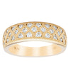 18ct Yellow Gold Diamond Honour Ring-Ring-Walker & Hall