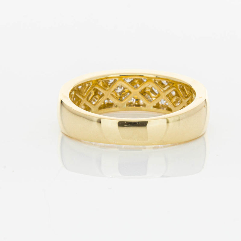 18ct Yellow Gold Diamond Honour Ring-Ring-Walker & Hall