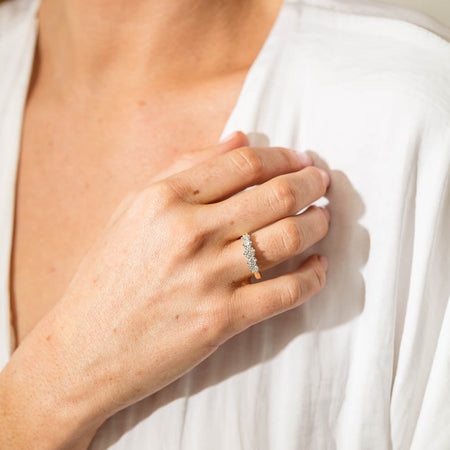 18ct Yellow Gold Diamond Monarch Ring-Ring-Walker & Hall