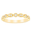 18ct Yellow Gold Diamond Marquise Shaped Band-Ring-Walker & Hall