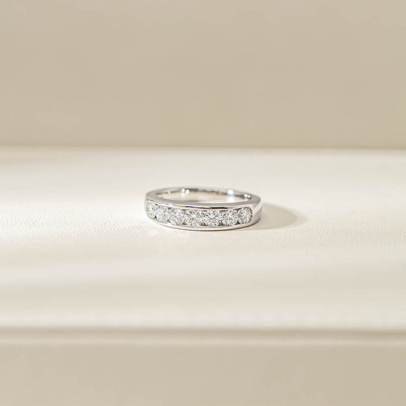 18ct White Gold 1.00ct Diamond Tigris Ring-Ring-Walker & Hall