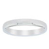 18ct White Gold 3mm Band-Ring-Walker & Hall