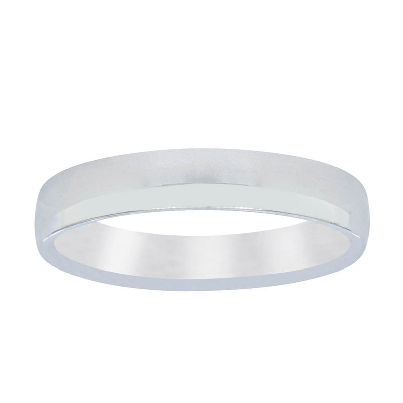 18ct White Gold 3.5mm Band-Ring-Walker & Hall