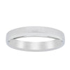 9ct White Gold 4mm Band-Ring-Walker & Hall