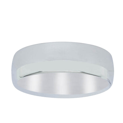 9ct White Gold 7mm Band-Ring-Walker & Hall