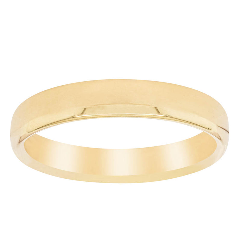 18ct Yellow Gold 3.5mm Band-Ring-Walker & Hall