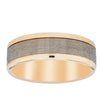 9ct Yellow Gold & Titanium Men's Ring-Ring-Walker & Hall
