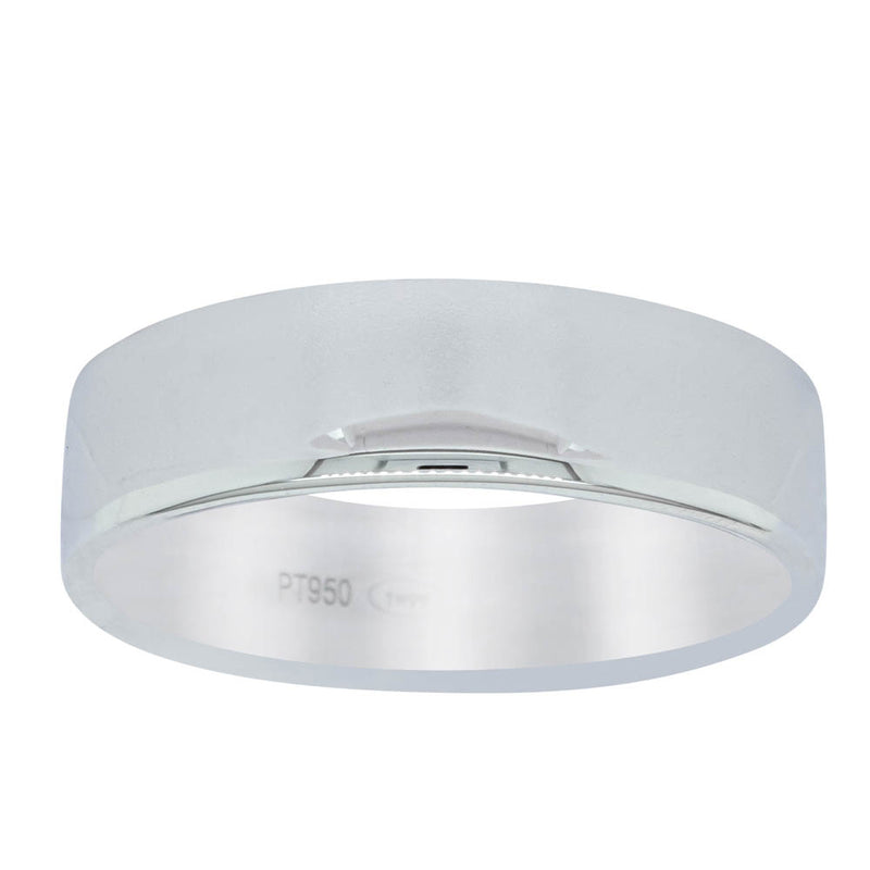 Platinum 6mm Band-Ring-Walker & Hall