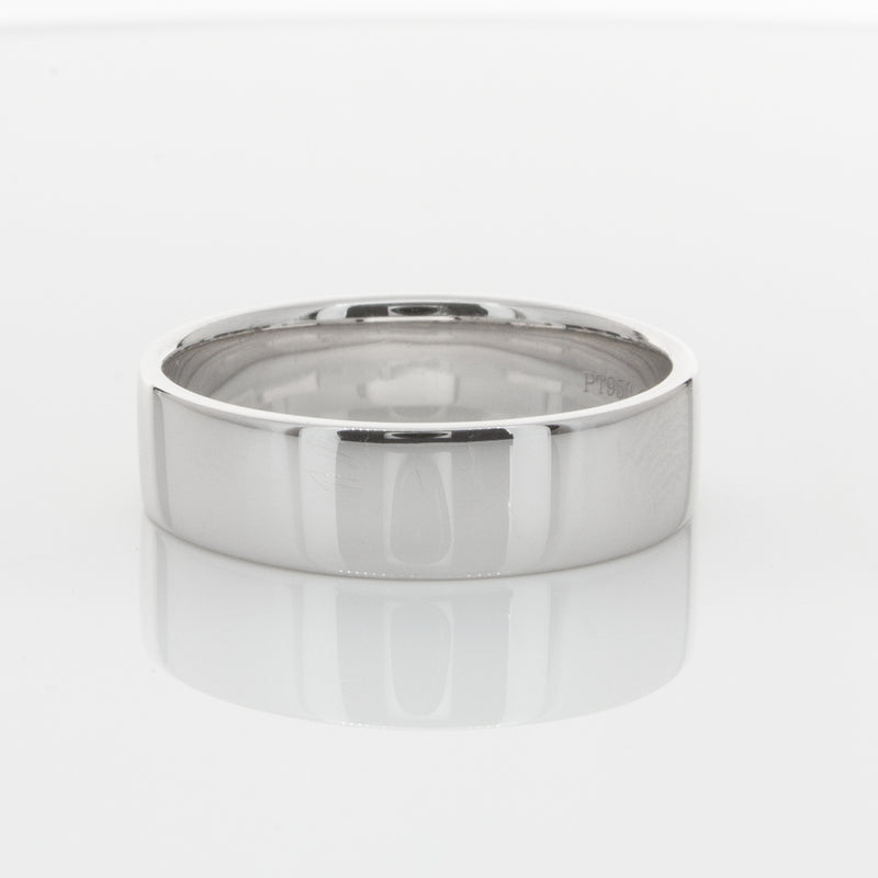 Platinum 6mm Band-Ring-Walker & Hall