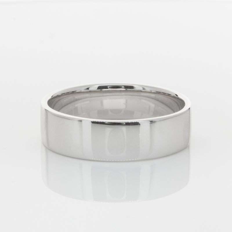 Platinum 6mm Band-Ring-Walker & Hall