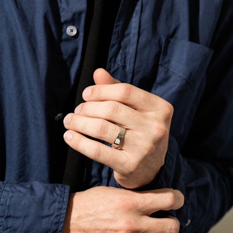 Platinum 6mm Band-Ring-Walker & Hall