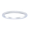18ct White Gold Melba Band-Ring-Walker & Hall