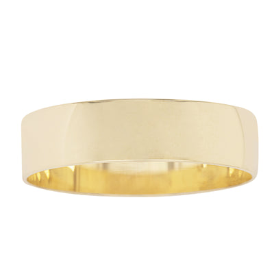 9ct Yellow Gold Flat Fit Band-Ring-Walker & Hall