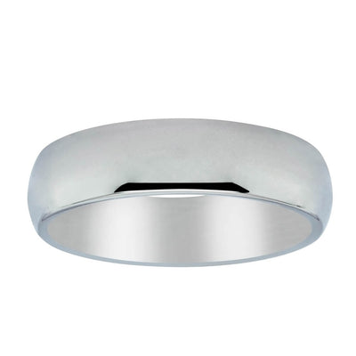 Titanium Polished Band-Ring-Walker & Hall