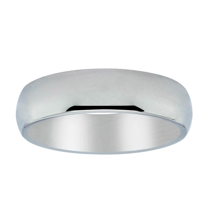 Titanium Polished Band-Ring-Walker & Hall