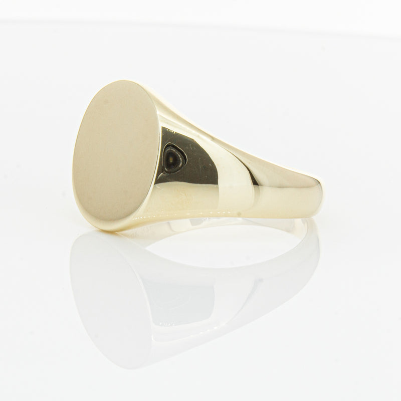 9ct Yellow Gold Signet Ring-Ring-Walker & Hall