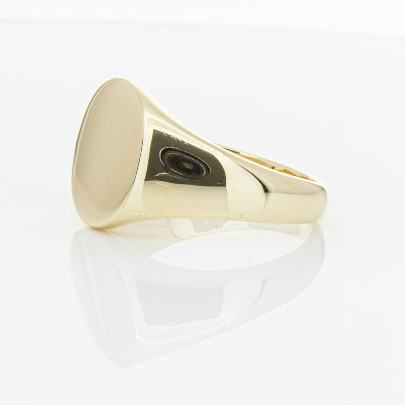 9ct Yellow Gold Signet Ring-Ring-Walker & Hall