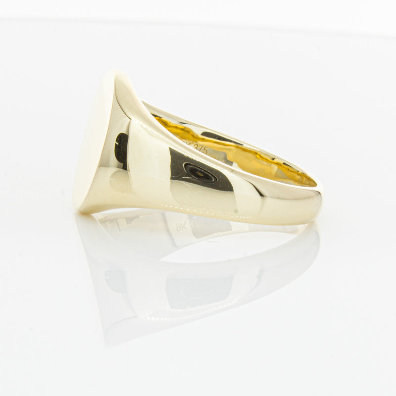 9ct Yellow Gold Signet Ring-Ring-Walker & Hall