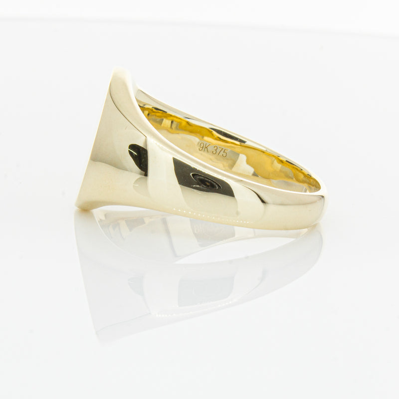 9ct Yellow Gold Signet Ring-Ring-Walker & Hall