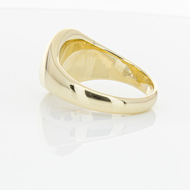 9ct Yellow Gold Signet Ring-Ring-Walker & Hall