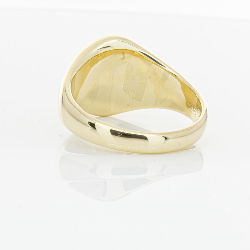 9ct Yellow Gold Signet Ring-Ring-Walker & Hall