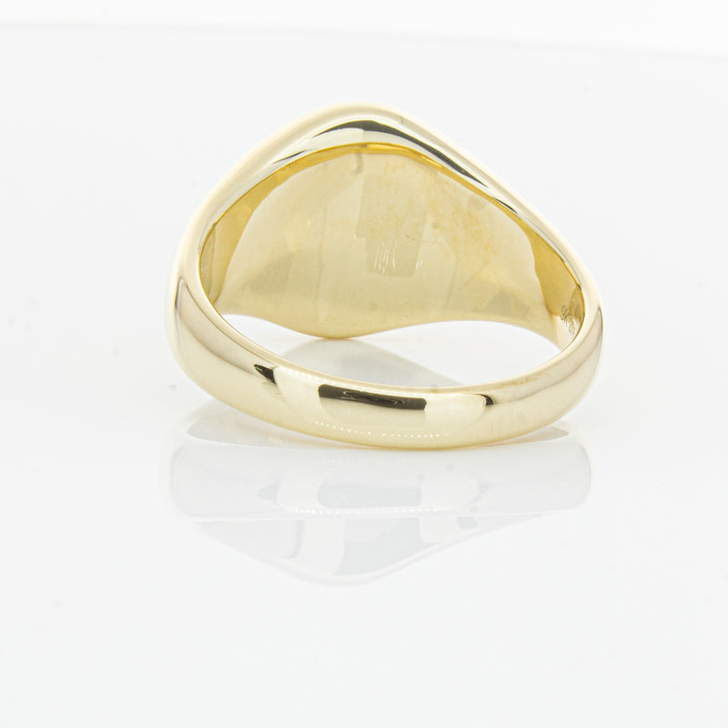 9ct Yellow Gold Signet Ring-Ring-Walker & Hall