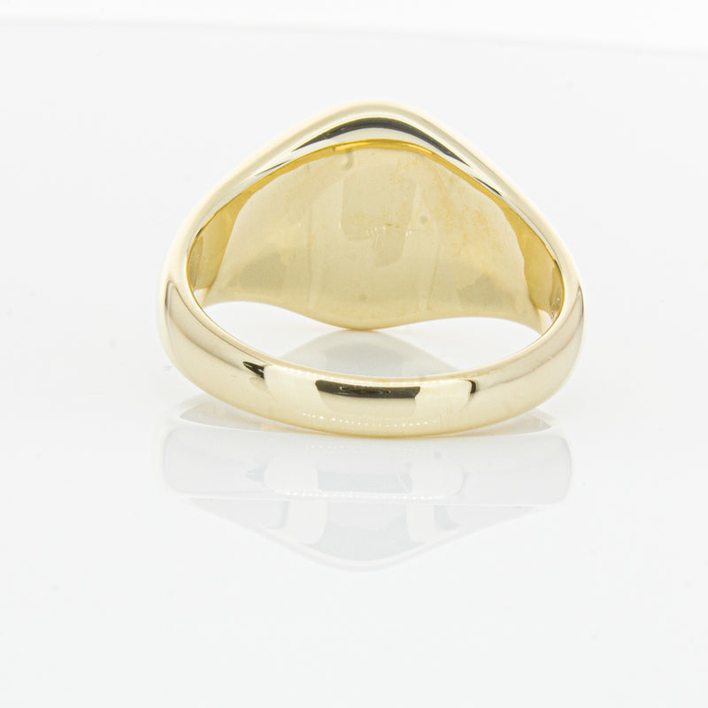 9ct Yellow Gold Signet Ring-Ring-Walker & Hall