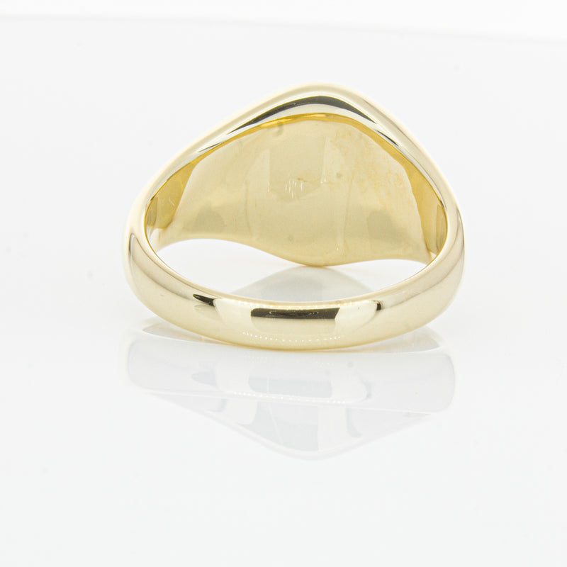 9ct Yellow Gold Signet Ring-Ring-Walker & Hall