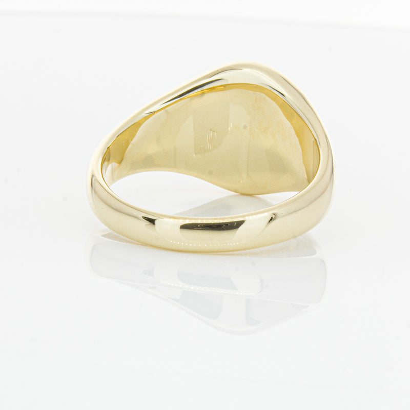 9ct Yellow Gold Signet Ring-Ring-Walker & Hall