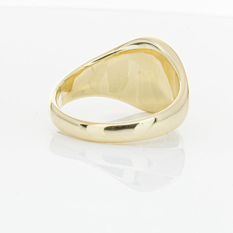 9ct Yellow Gold Signet Ring-Ring-Walker & Hall