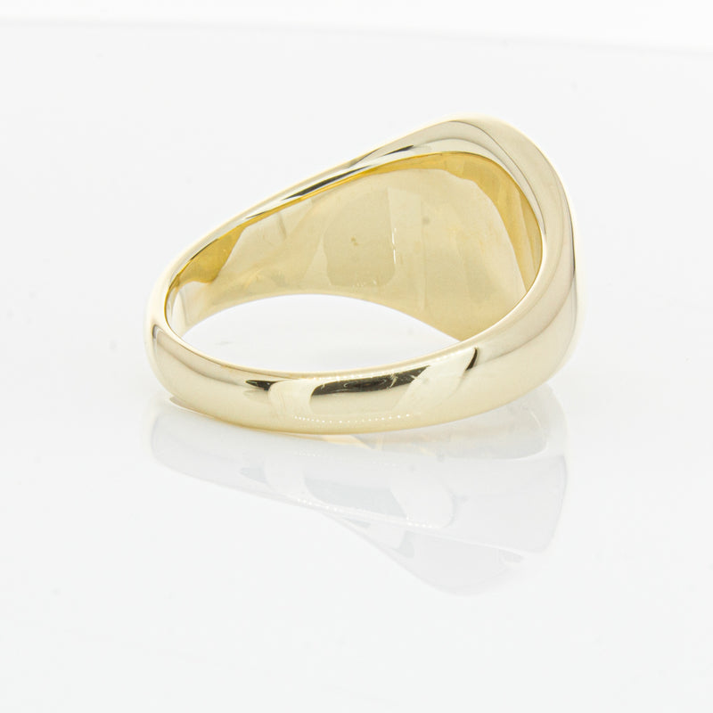 9ct Yellow Gold Signet Ring-Ring-Walker & Hall