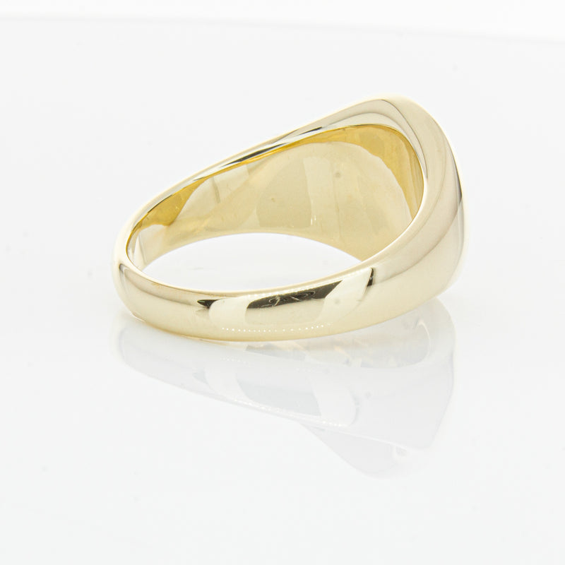 9ct Yellow Gold Signet Ring-Ring-Walker & Hall